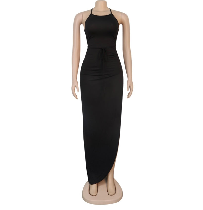 Open Back Maxi Dress
