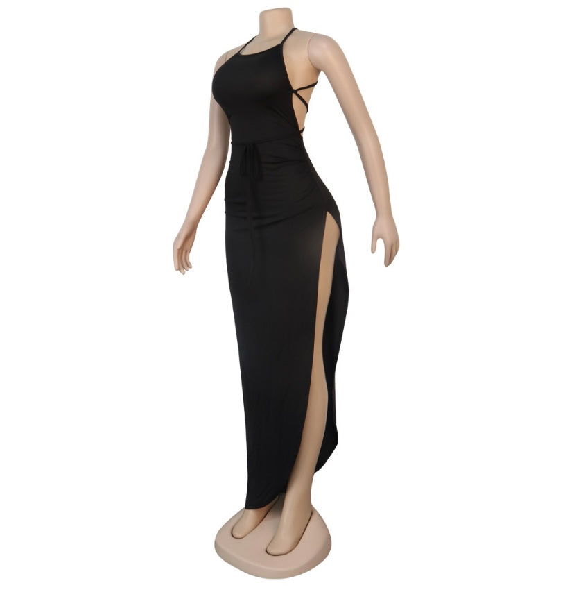 Open Back Maxi Dress